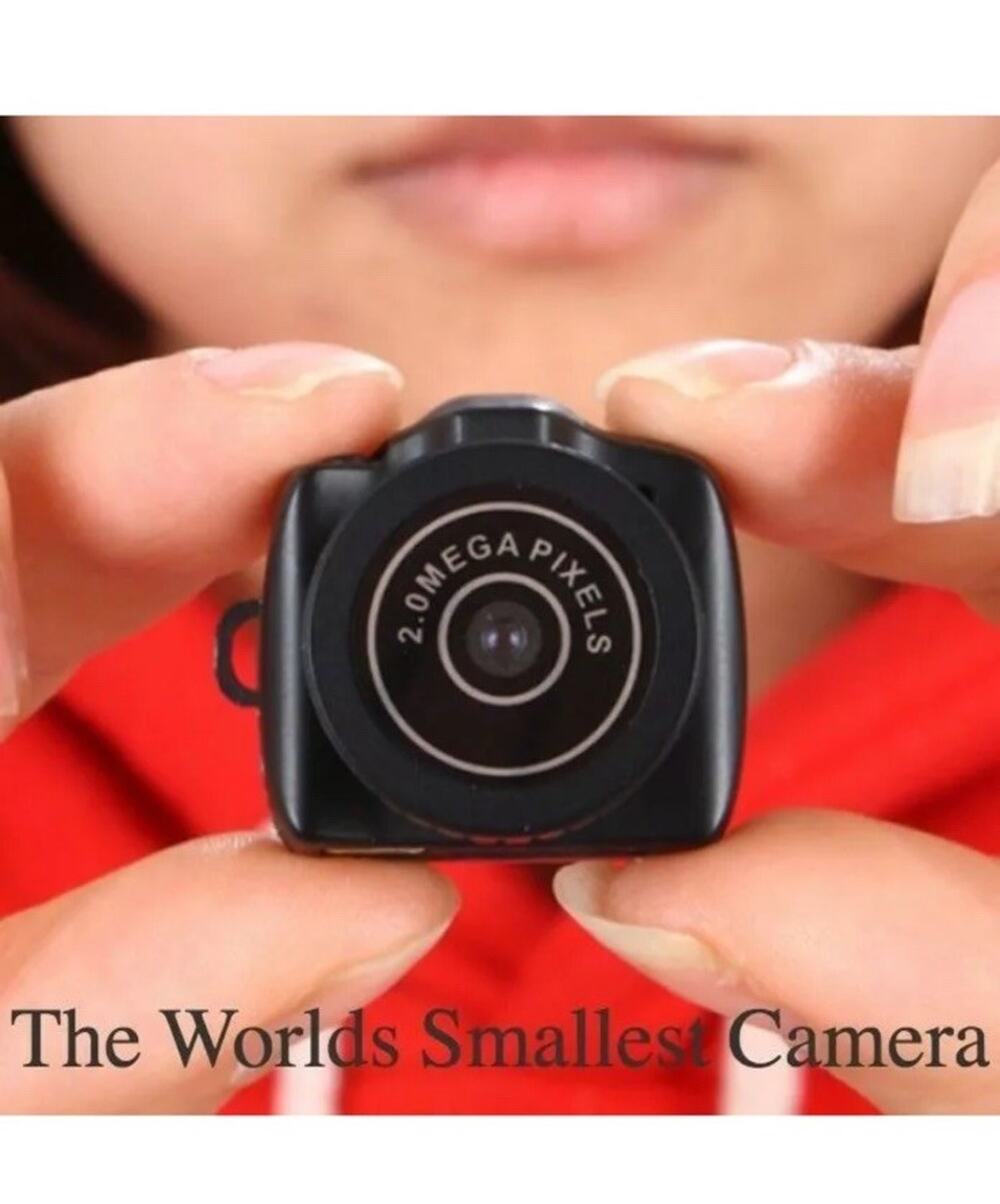 THE WORLDS SMALLEST CAMERA, VIDEO, AUDIO, PHOTOS, LOOP RECORDING, W/32GB STORAGE